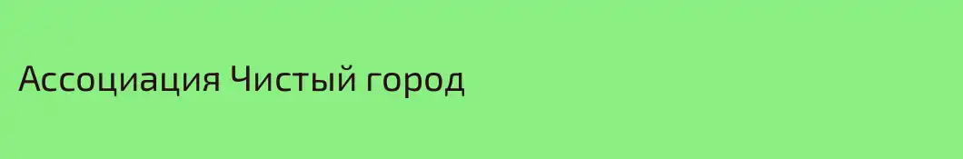 Ассоциация Чистый город